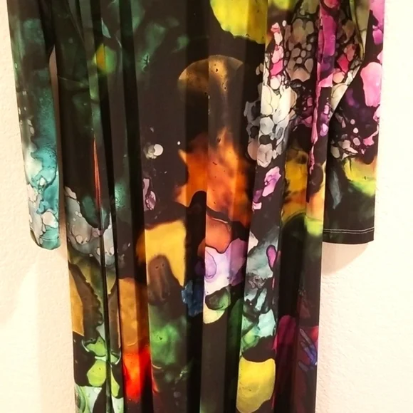 Rare wrap dress, size XLarge,Le Galeriste,NWT wearable art. - Picture 5 of 8